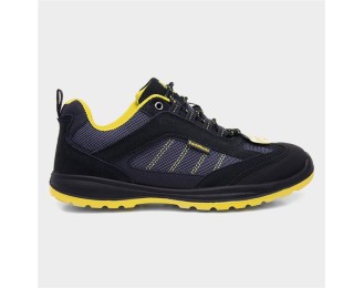 EarthWorks Safety File Blue & Yellow Lace Up Safety Shoe