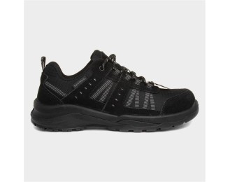 EarthWorks Safety Adults Black Lace Up Safety Shoe